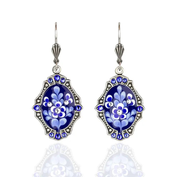 Delphine Crystal Garden Earrings