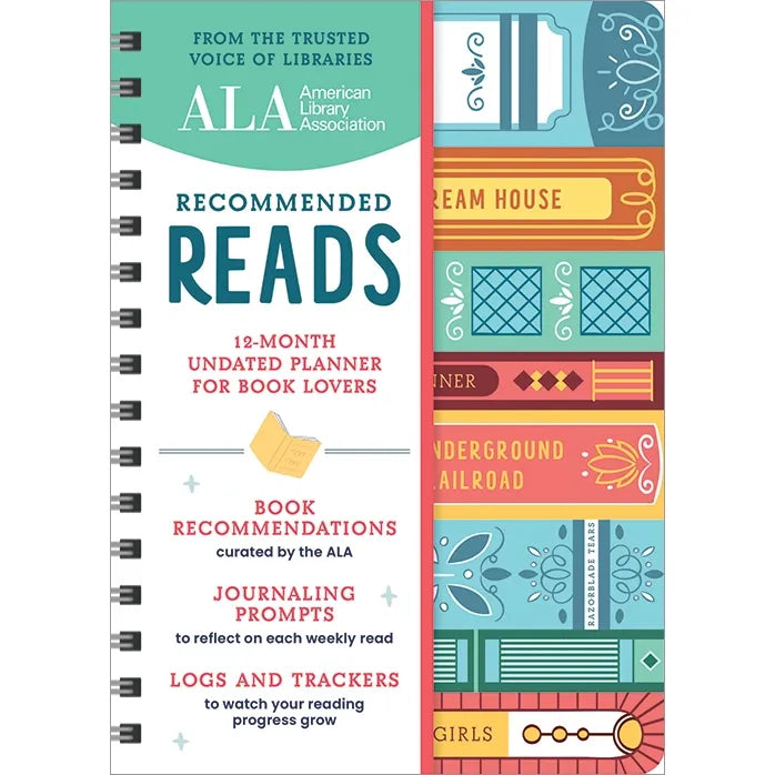 American Library Association Recommended Reads and Undated Planner