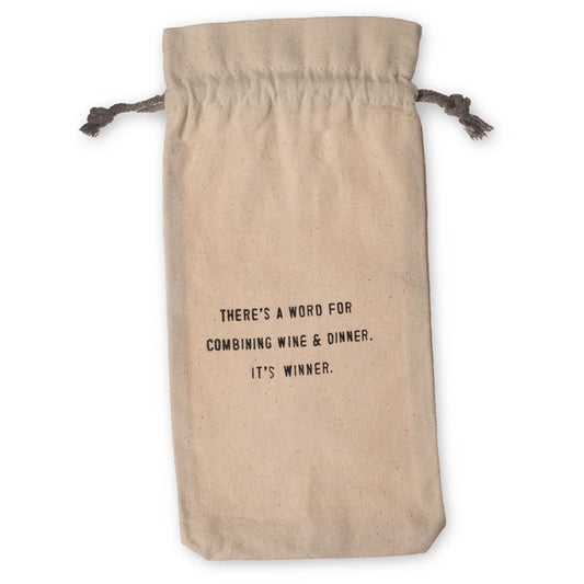 There's A Word (It's Winner) Wine Bag