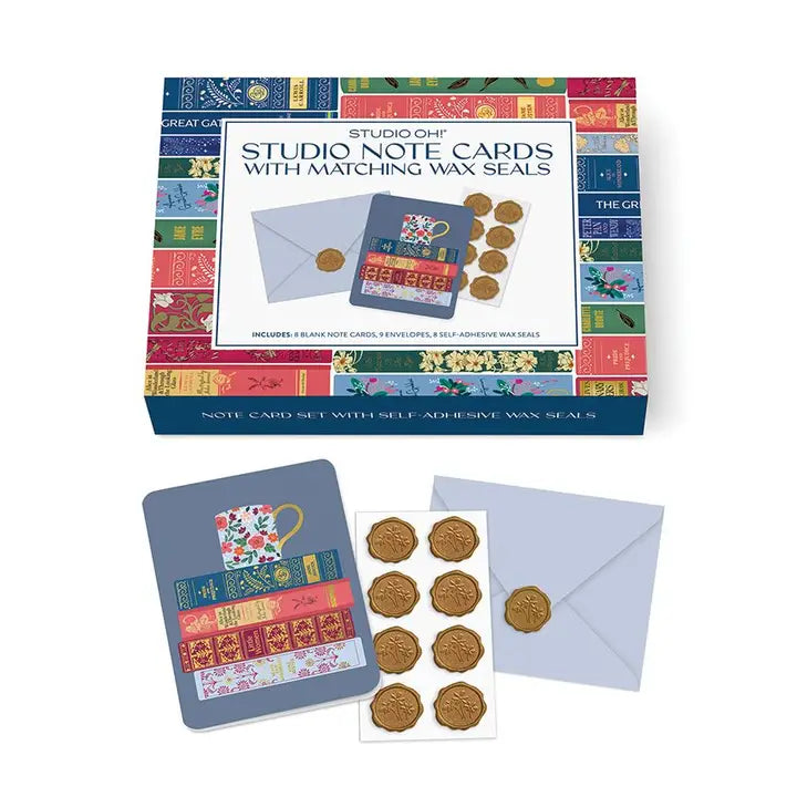 Note Card Set with Matching Wax Seals