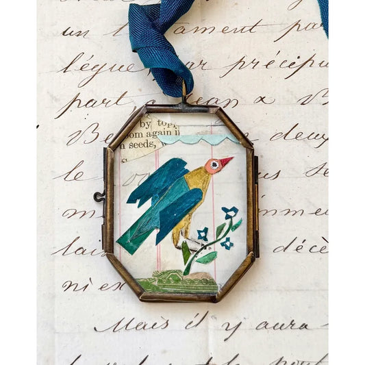 Cassis Folk Bird Art Keepsake – Handmade Decor