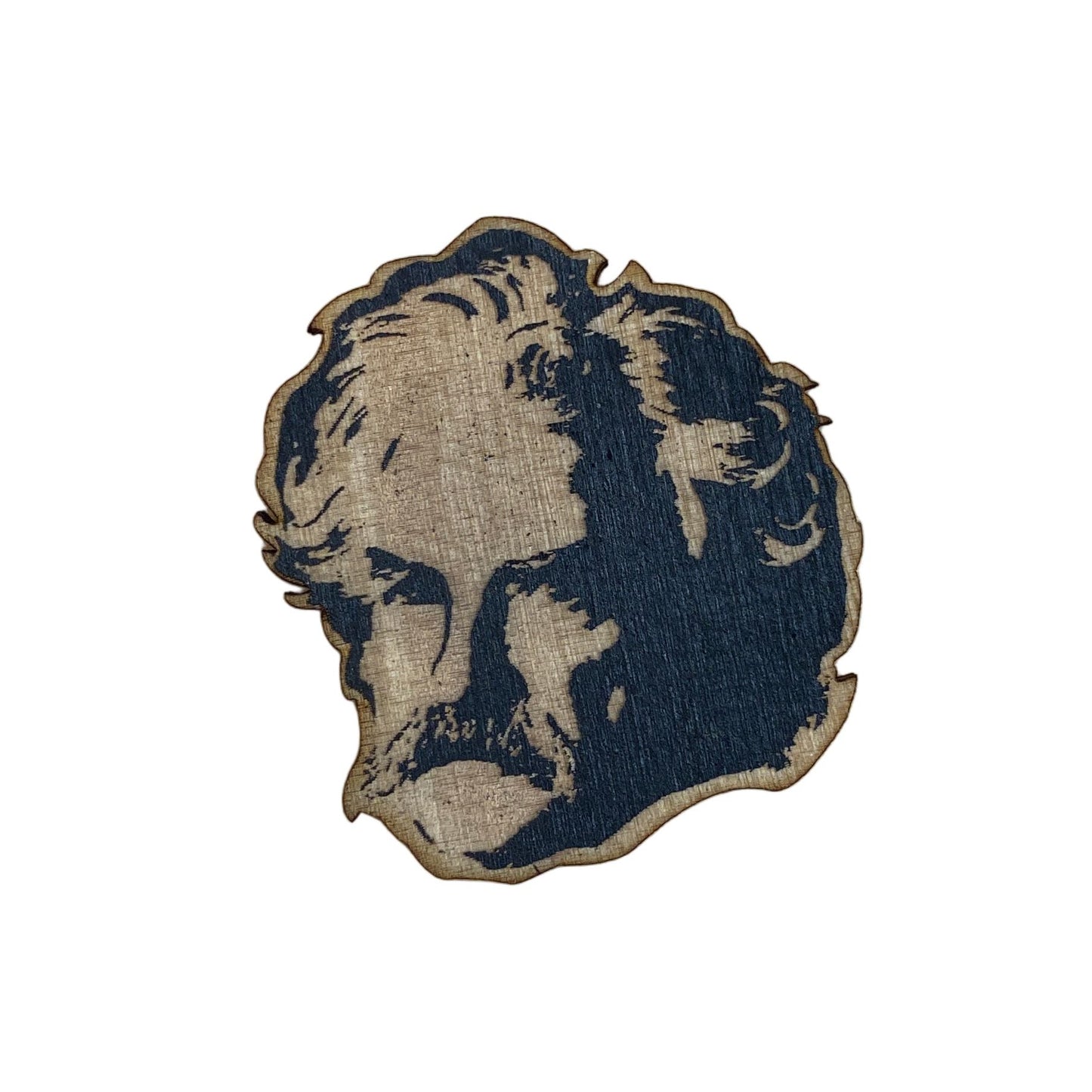 Mark Twain Wooden Head Magnets