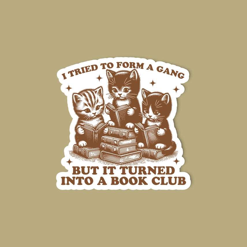 Book Club Sticker