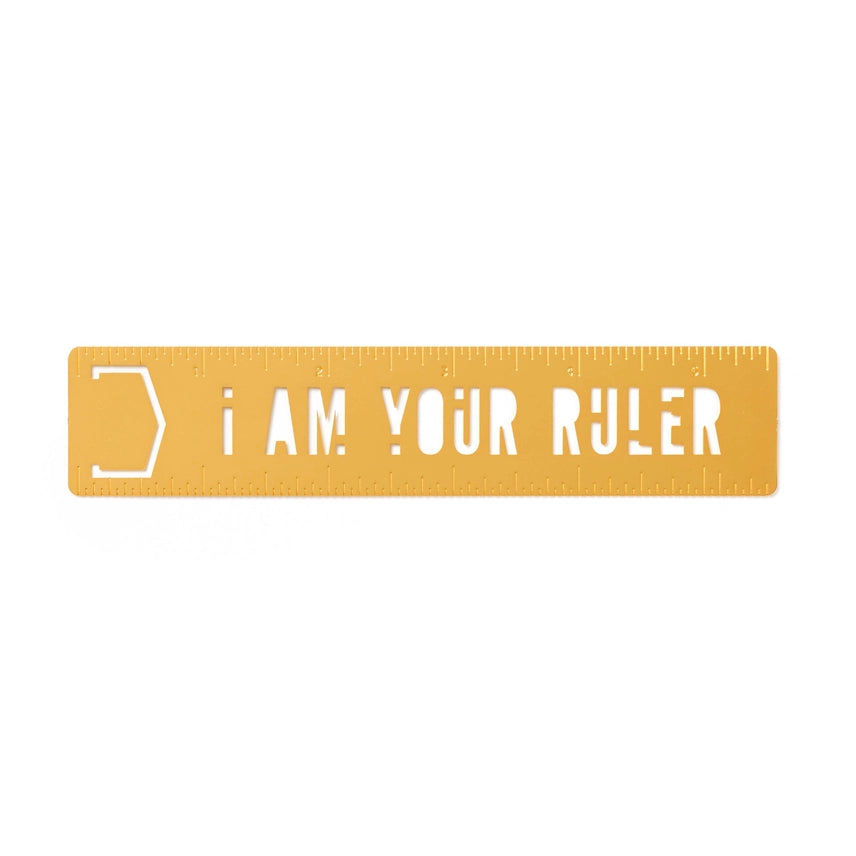 I Am Your Ruler Metal Bookmark Stencil