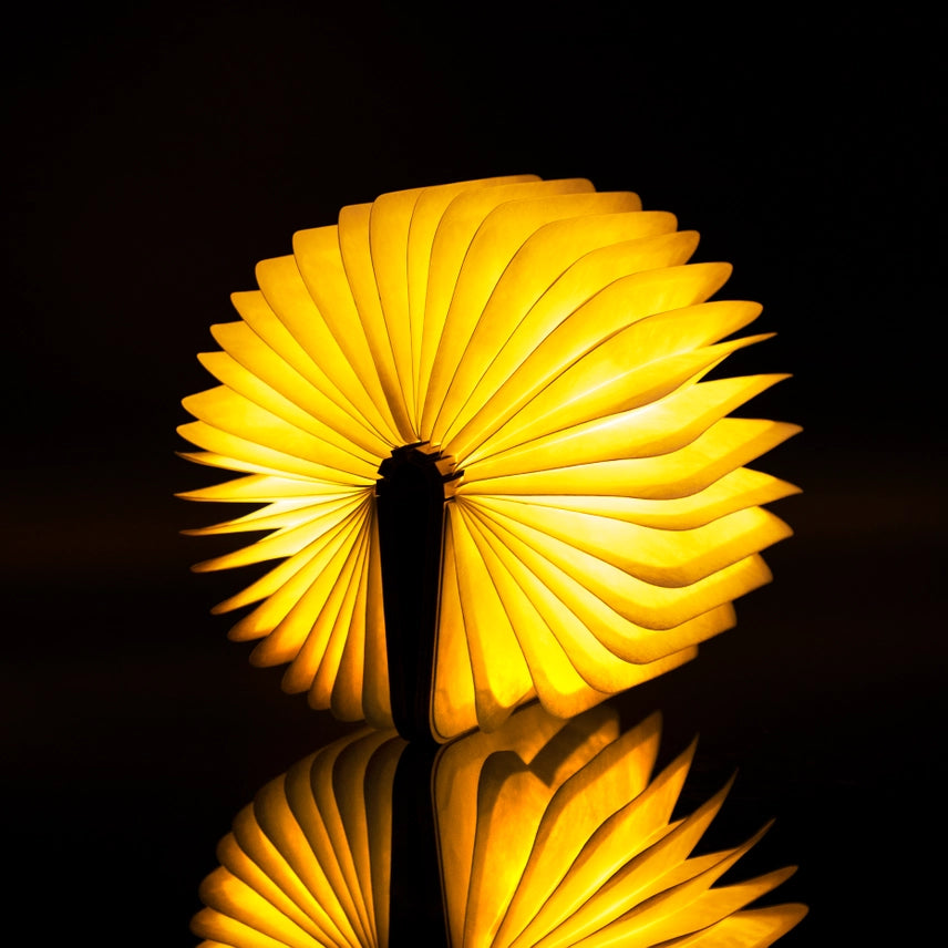 Natural Wood Smart Book Light - Mini