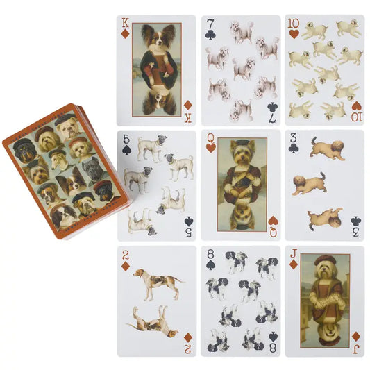 Vintage Dog Playing Cards