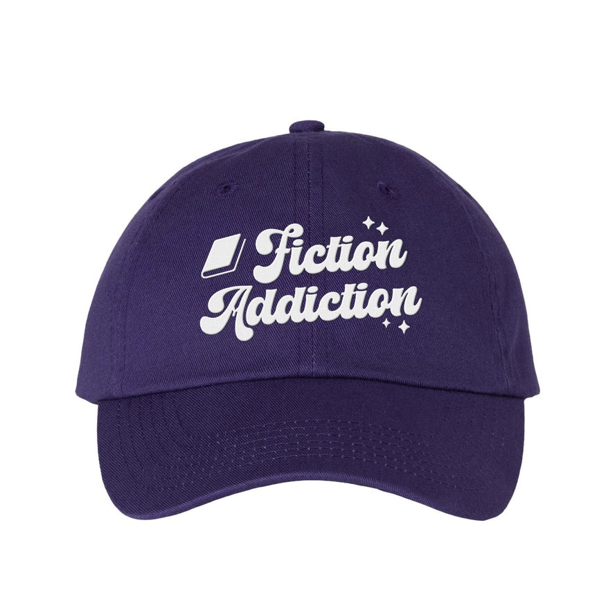 Fiction Addiction Embroidered Dad Hat