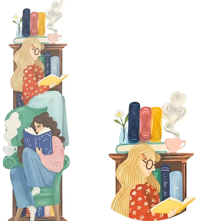 Bookmark Quilling Friends Reading Origamo