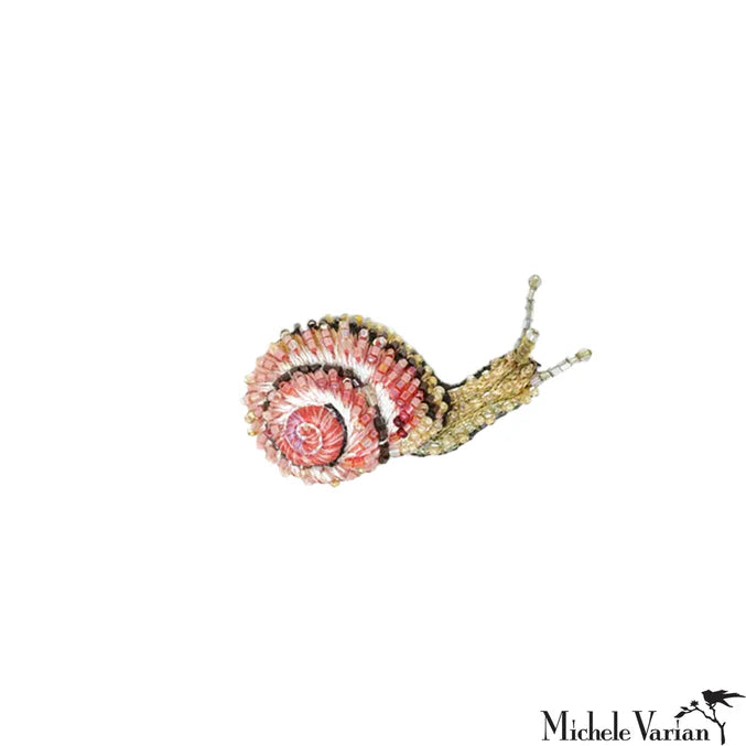 Blinking Snail Broach Pin
