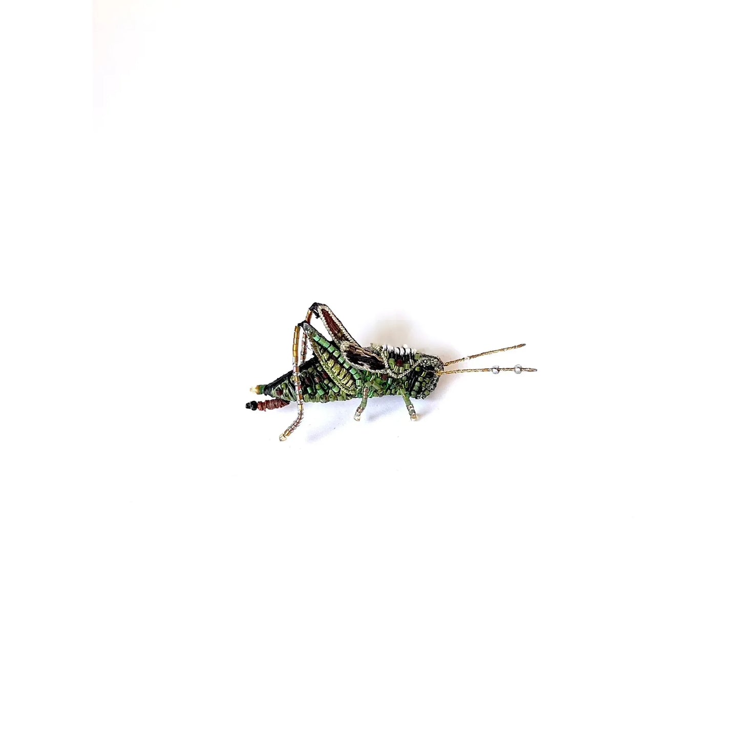 Two Stripped Grasshopper Pin