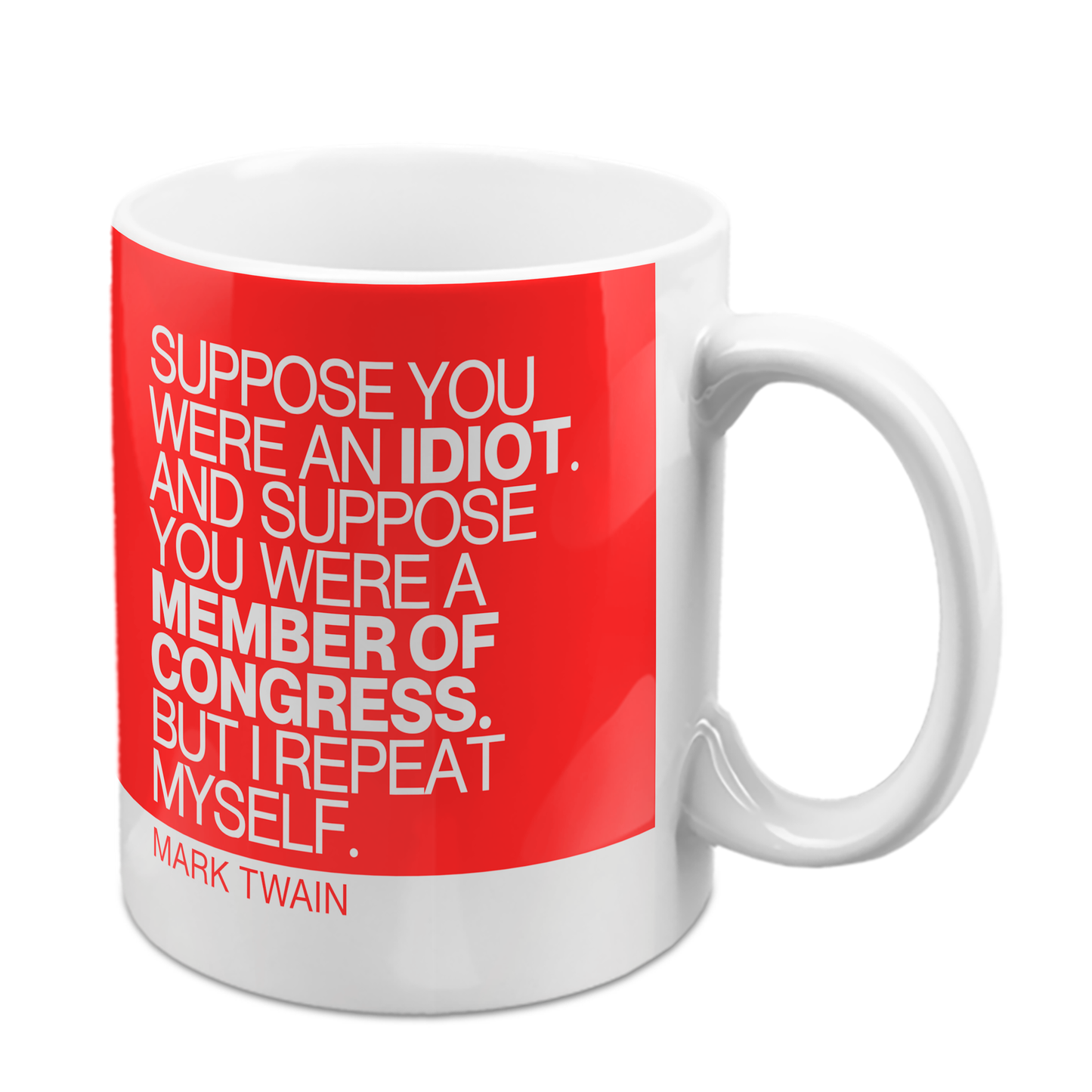 Twain Quote Mug "Congress"
