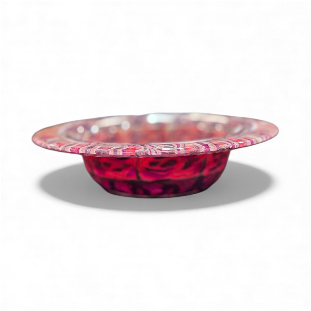 Glass Candy Dish Made by Artist Barbara Levy