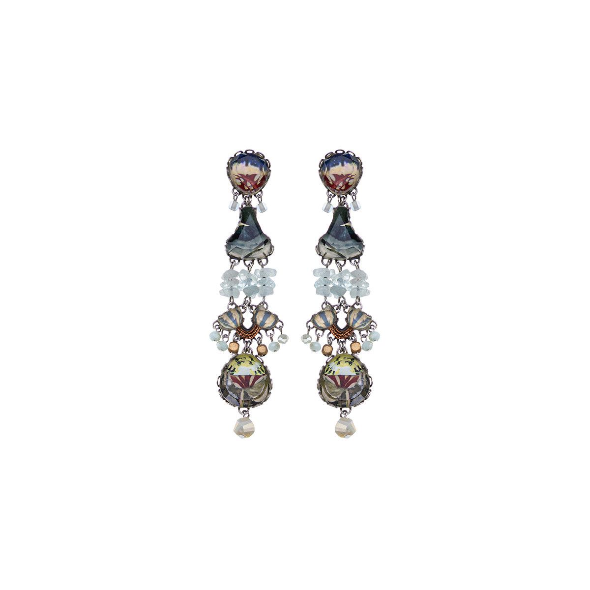Ayala Bar Neptune's Garden Sea Glass Earrings