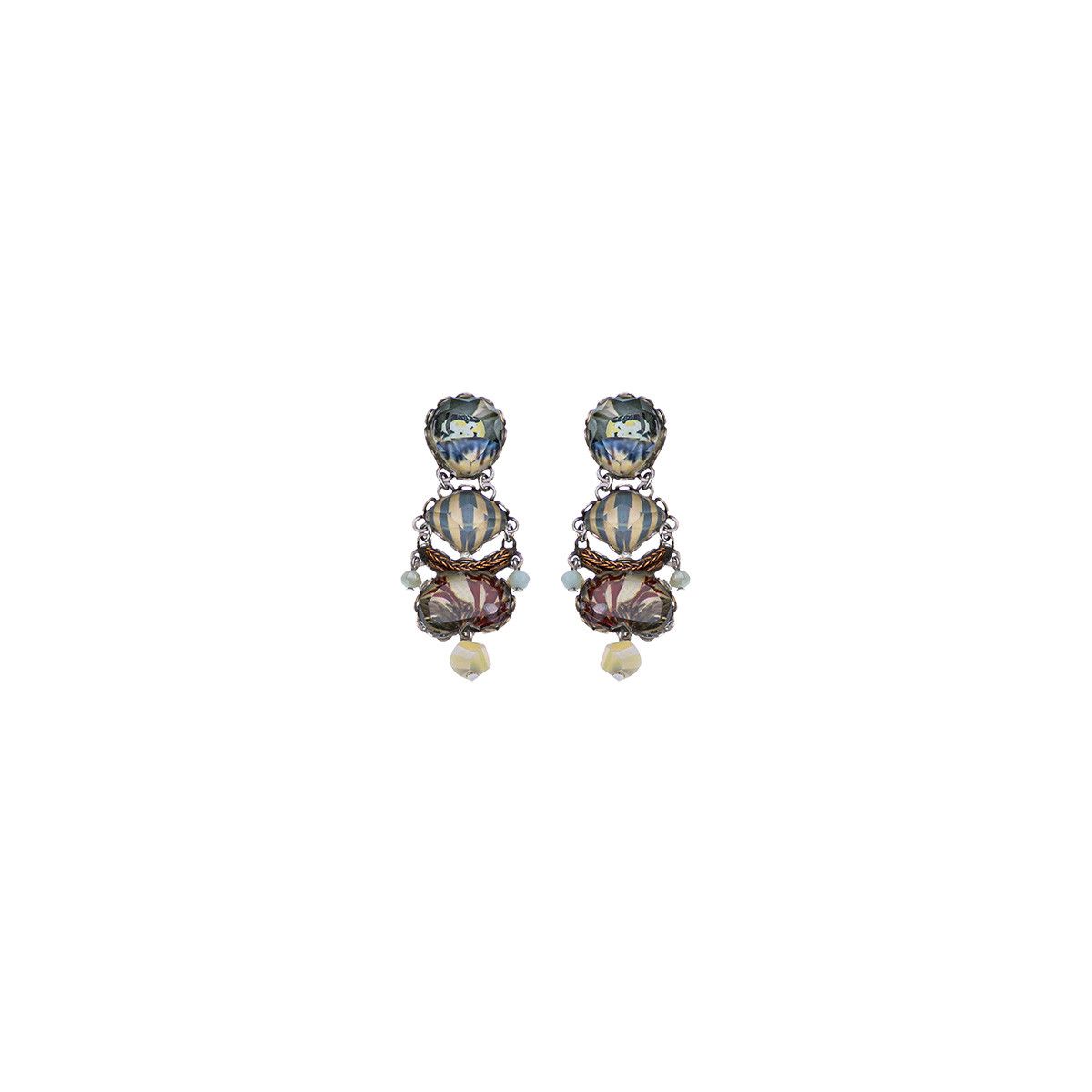Ayala Bar Neptune's Garden Aqua Whisper Earrings