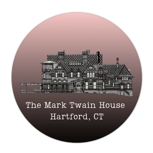 Mark Twain House Blueprint Sticker