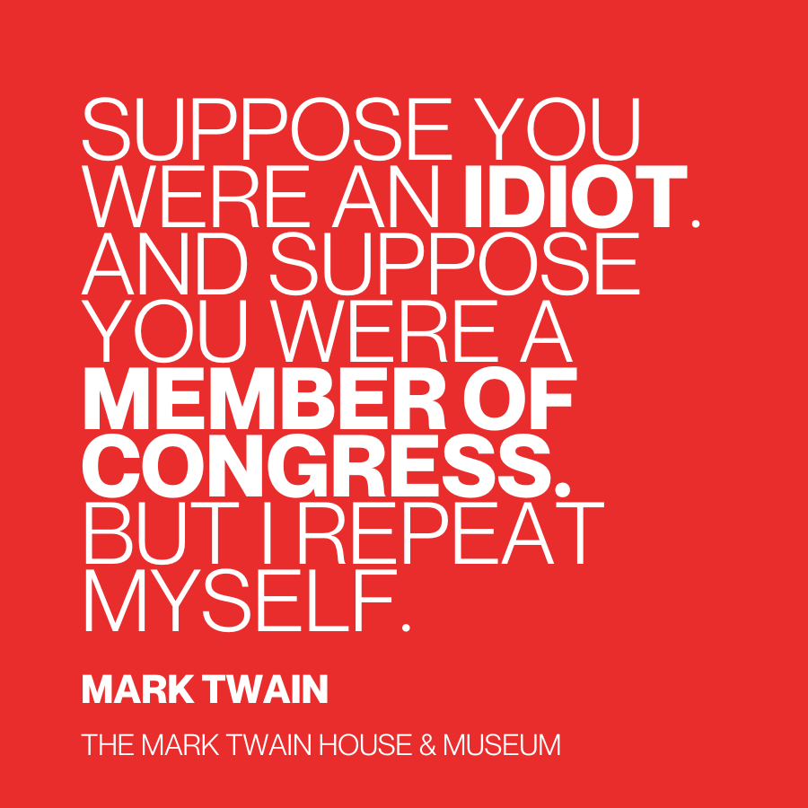 Twain Quote Magnet "Congress"