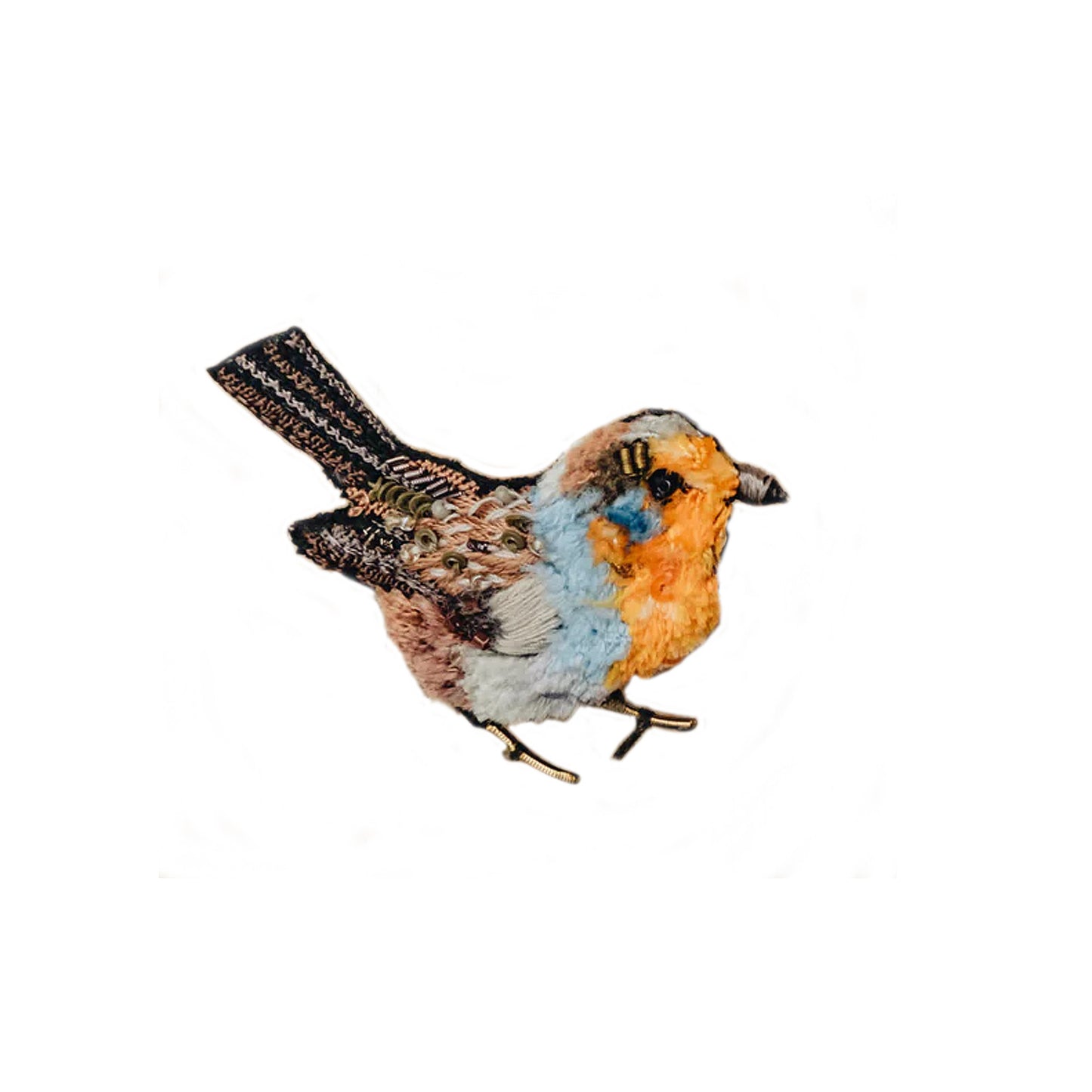 Robin Red Breast Brooch Pin