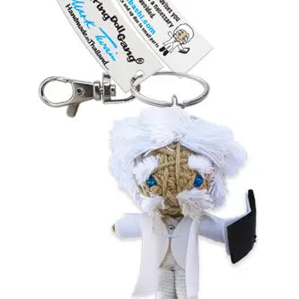 Mark Twain String Doll Keychain
