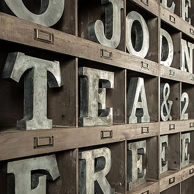 Metal Alphabet Letters