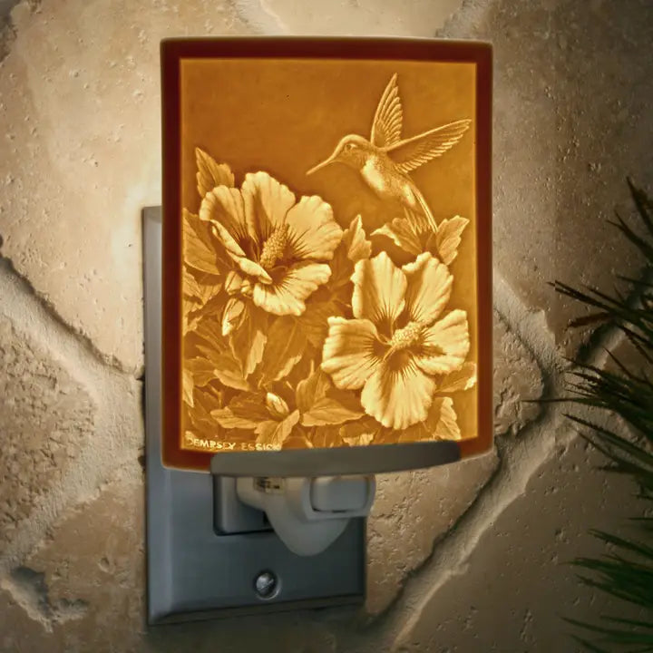 Hummers Choice Porcelain Lithophane Night Light
