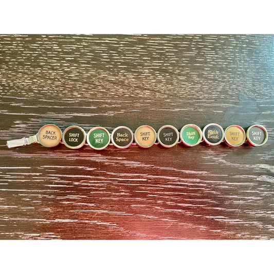 Large Function Key Typewriter Key Bracelet