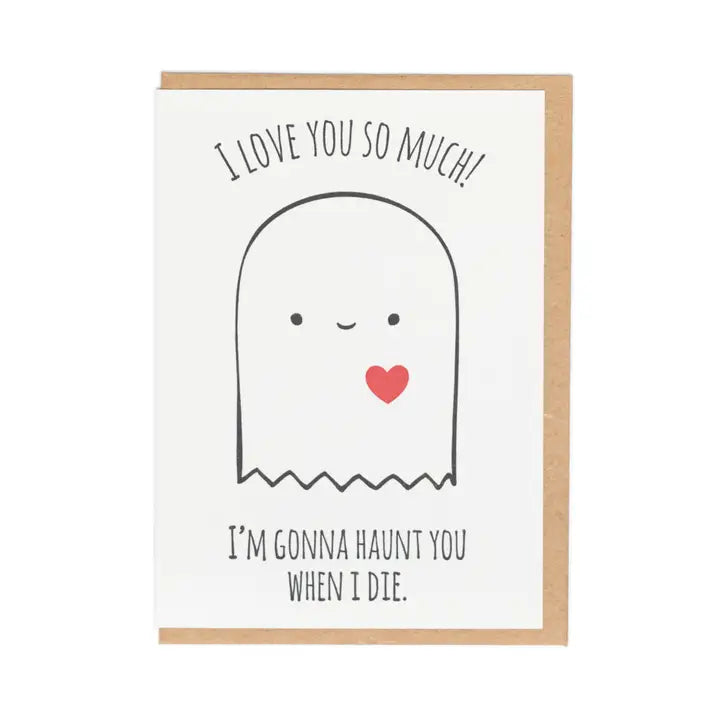 Ghostlove Greeting Card