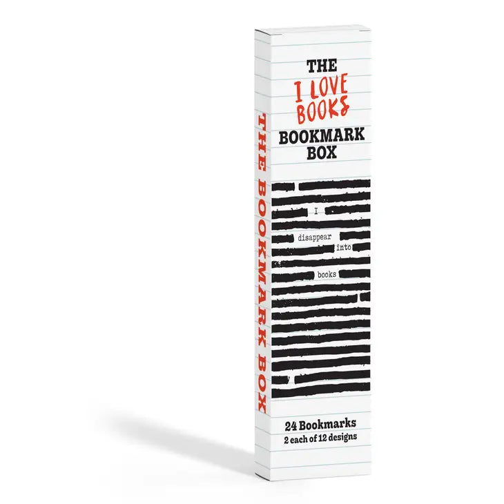 I Love Books Bookmark Box