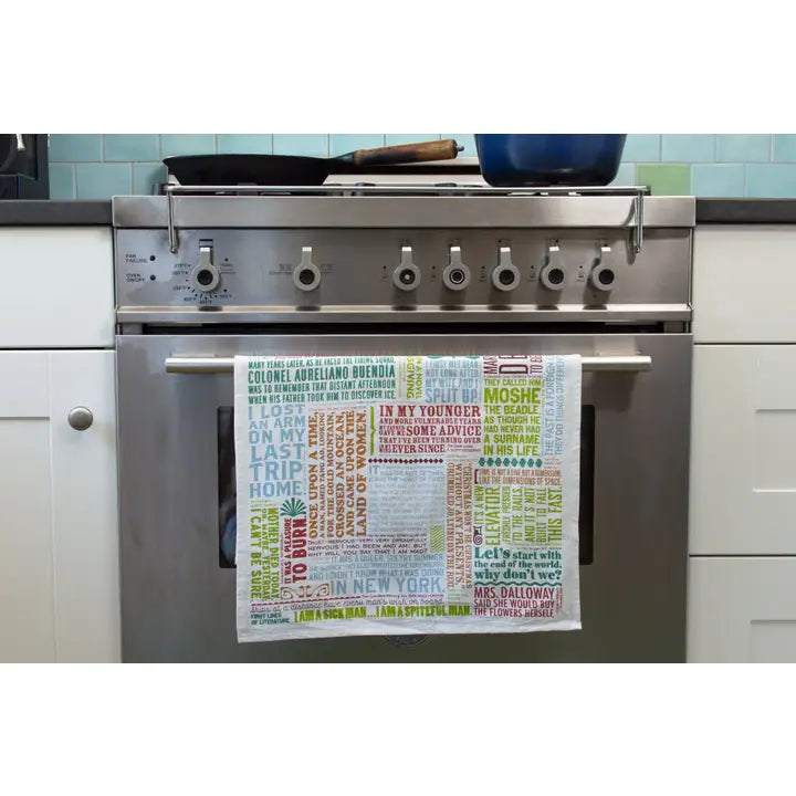 First Lines of Literature Towel