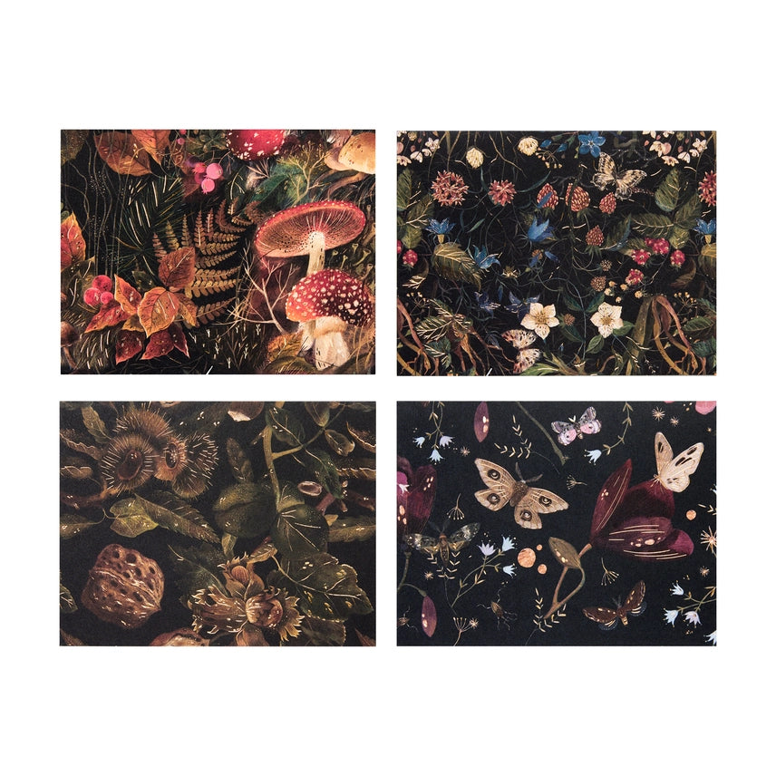 Set of 16"Forest Flowers" Notecards with Envelopes