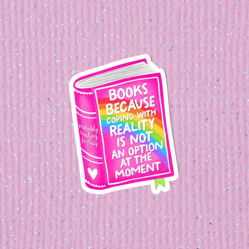 Funny Bookish Sticker
