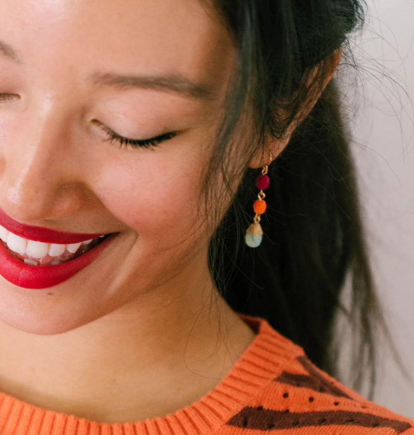 Colorful Beaded Earrings