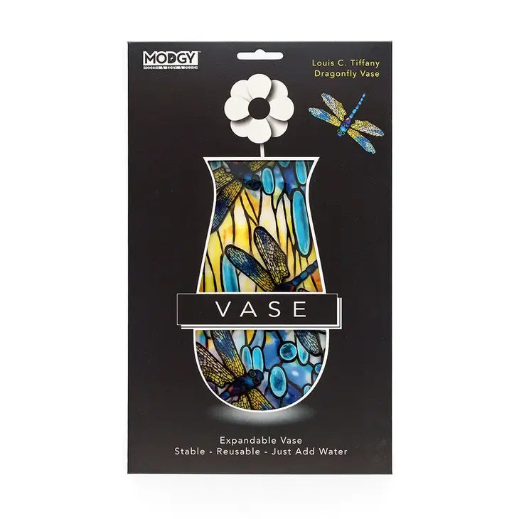 Modgy Expandable Vase - Louis C. Tiffany Dragonfly