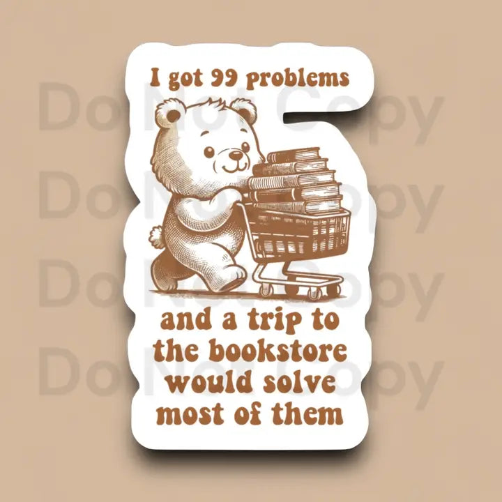Trip To the Bookstore Sticker