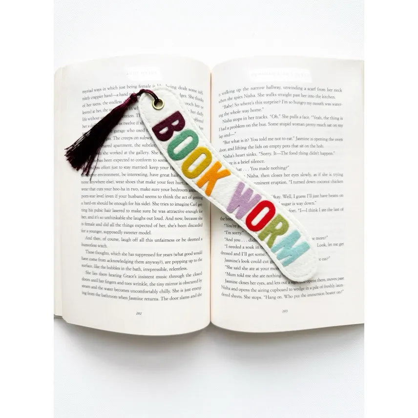 Book Worm Bookmark