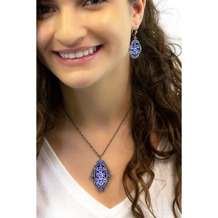 Delphine Crystal Garden Earrings