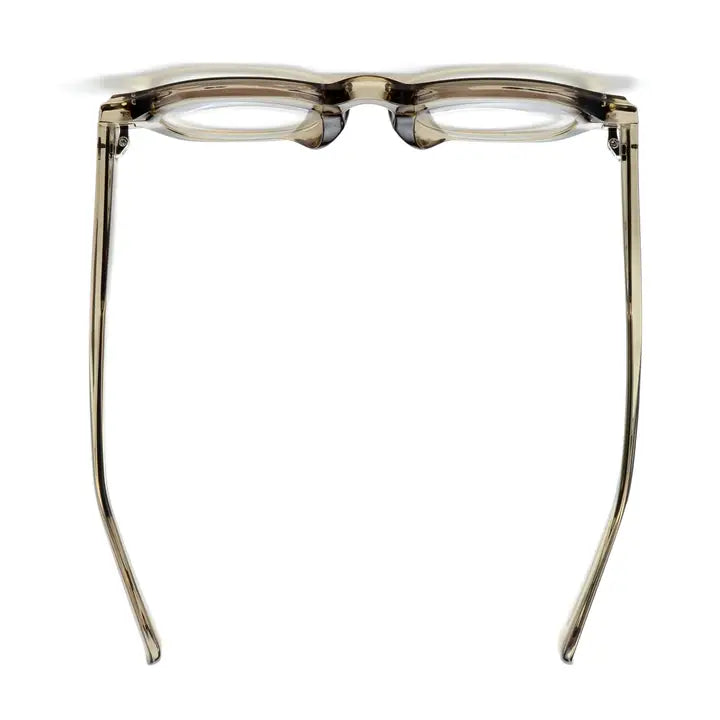 Toby Transparent Olive Readers
