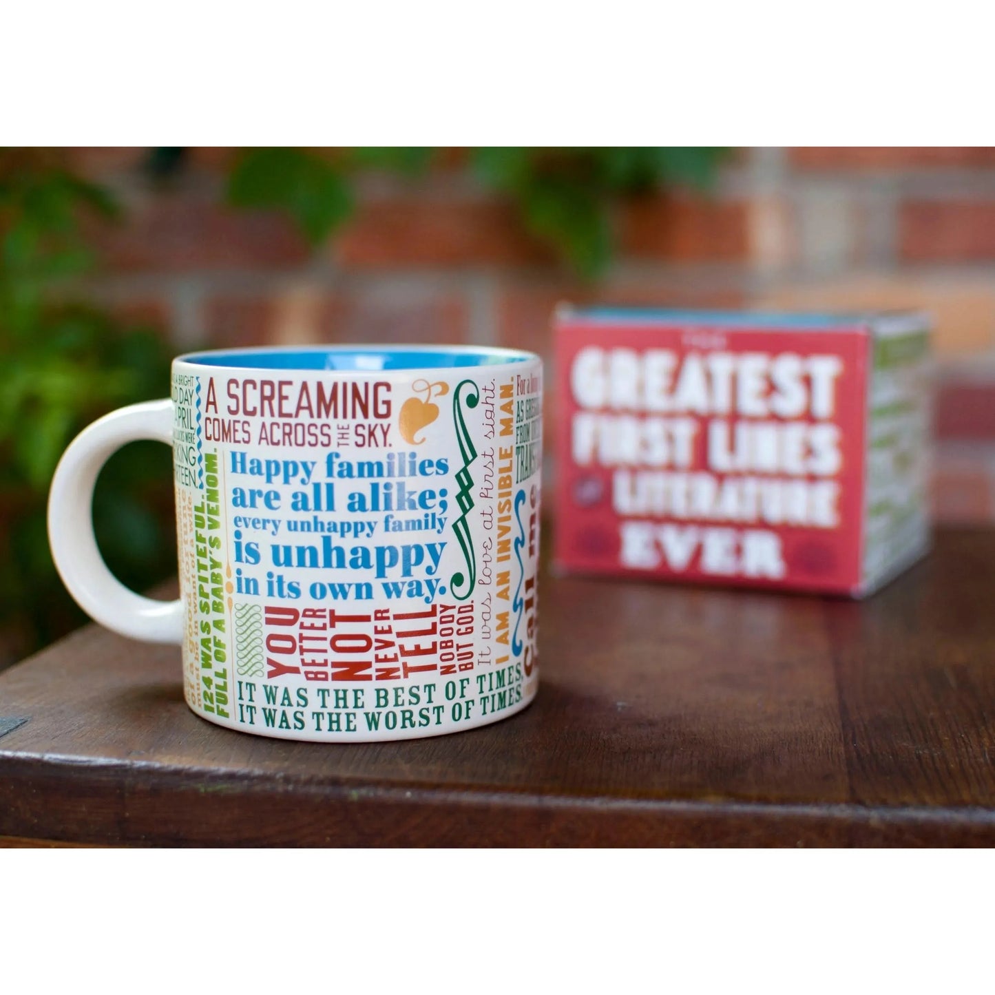 First Lines of Literature Mug