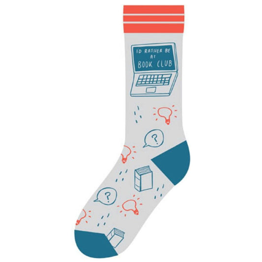 I'd Rather Be at Bookclub Socks