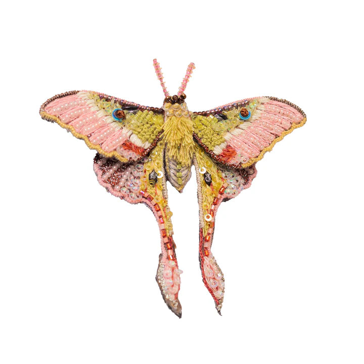 Moon Moth Brooch Pin