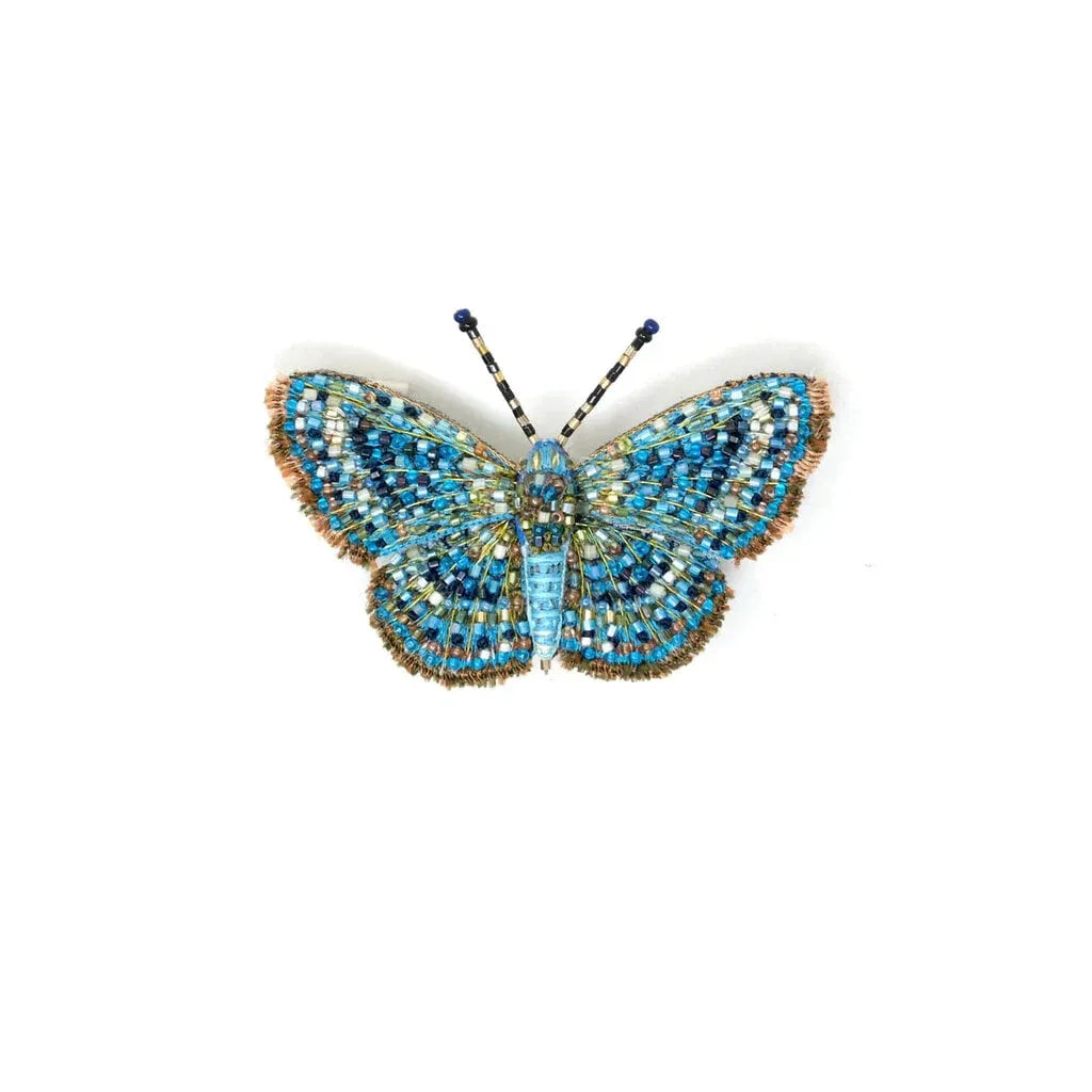 Rounded Metalmark Butterfly Pin