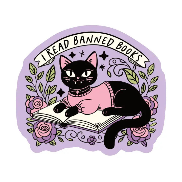 I Read Banned Books Sticker