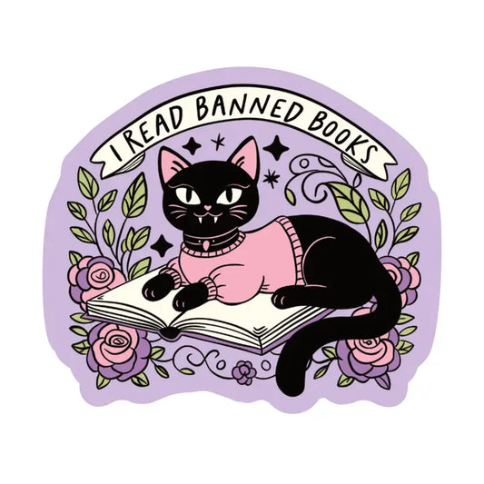 I Read Banned Books Sticker