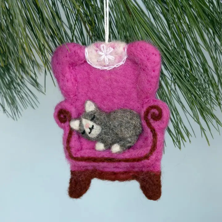 Cat Nap Ornament