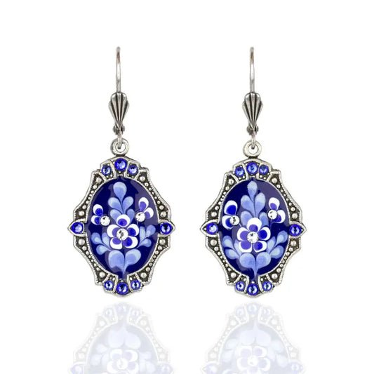 Delphine Crystal Garden Earrings
