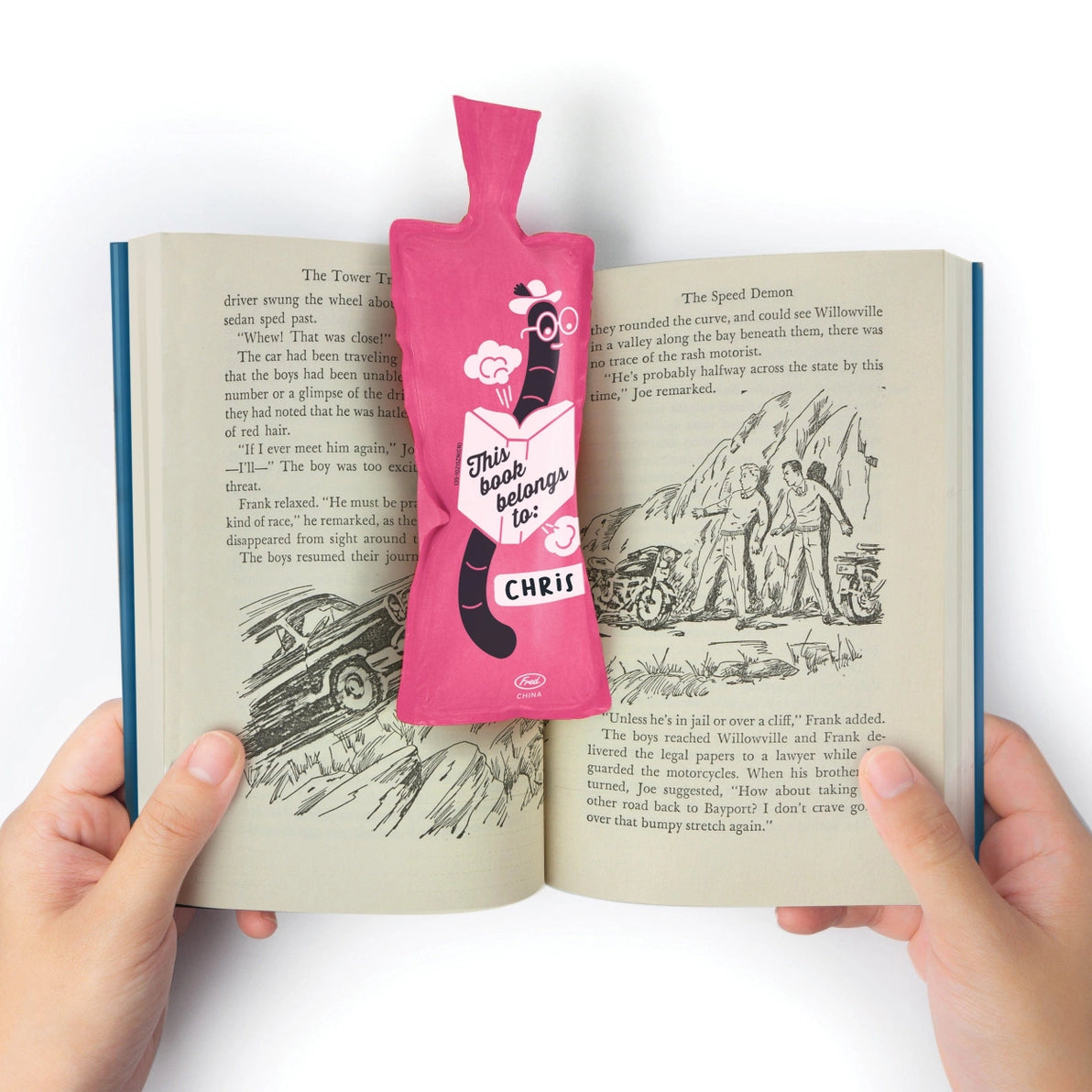 Bookie Cushion - Whoopee Cushion Bookmark - Set of 2