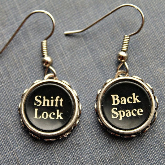 Typewriter Function Earrings