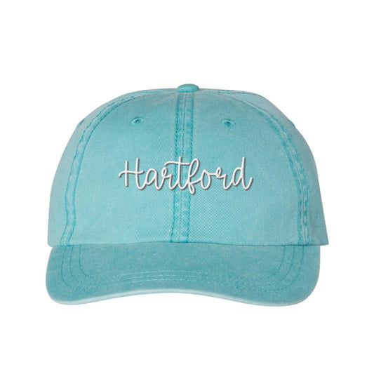 Script Hartford Embroidered Pigment Dyed Hat