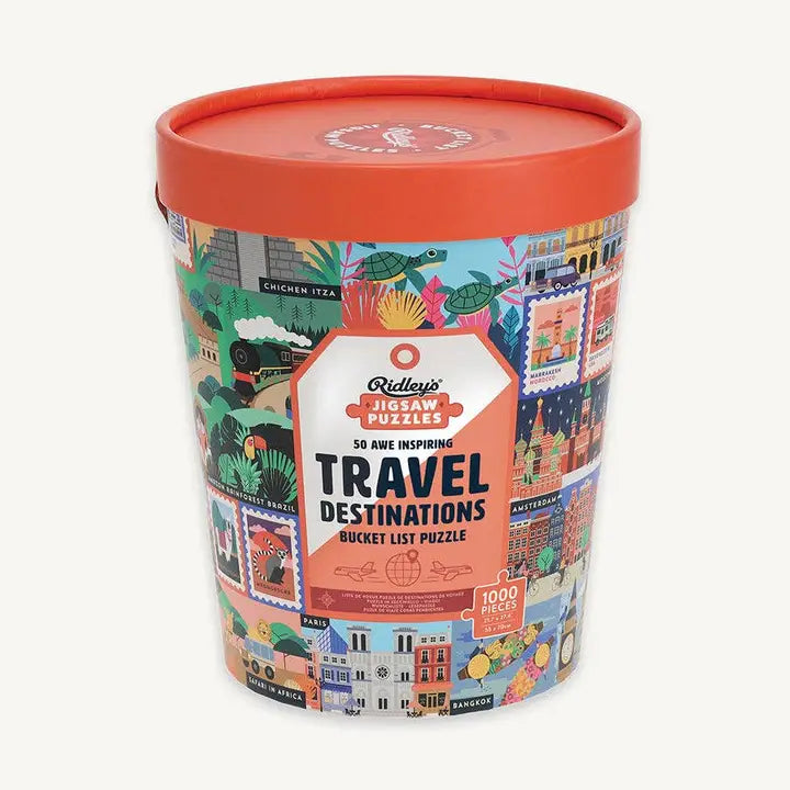 Travel Destinations Bucket List Puzzle