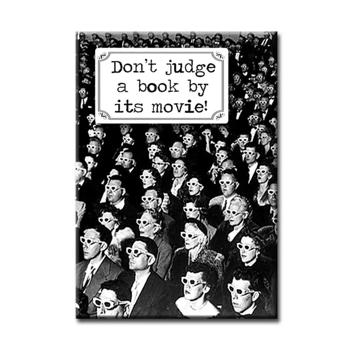 Don't Judge A Book By Its Movie Fridge Magnet