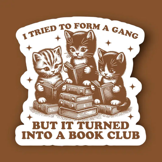 Book Club Bookish Sticker